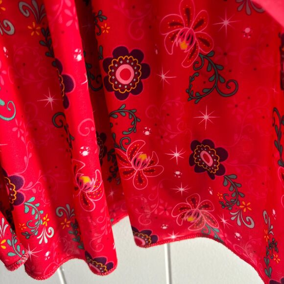 Disney 3T Flame Resistant Princess ELENA Of AVALOR Red Holiday Nightgown #F - Picture 6 of 9